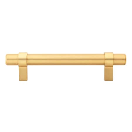 Gliderite Hardware 3-3/4 in. Center to Center Satin Gold Solid Steel Bar Pull - 4006-96-SG, 10PK 4006-96-SG-10
